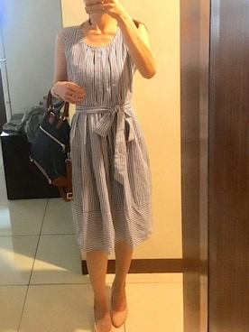 「MACARONIC（マカロニック）のアイテム」を使った、Sayuさん（レディース・163cm）の秋コーディネート