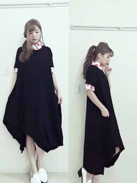 「美容師」｜「アイテム（つなぎ/オールインワン）」を使った、Jyakubai Shuさん（レディース・157cm）の夏コーディネート