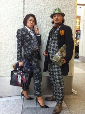 「アイテム（セットアップ）」を使った、MatsuuraSusumuさん（メンズ・167cm）の秋コーディネート