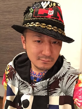 「MSGM（エムエスジーエム）のアイテム（パーカー）」を使った、MatsuuraSusumuさん（メンズ・167cm）の秋コーディネート