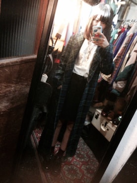 「PENDLETON（ペンドルトン）のアイテム（その他アウター）」を使った、mayaさん（レディース・157cm）の秋コーディネート
