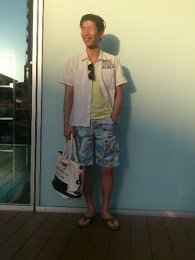 SASAMURAさん（メンズ・175cm）の春コーディネート