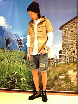 SASAMURAさん（メンズ・175cm）の春コーディネート