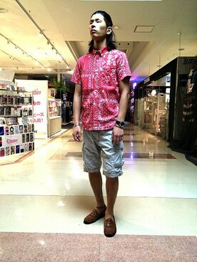 SASAMURAさん（メンズ・175cm）の夏コーディネート