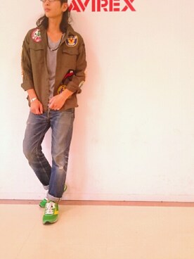 SASAMURAさん（メンズ・175cm）の秋コーディネート