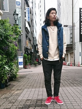 SASAMURAさん（メンズ・175cm）の秋コーディネート