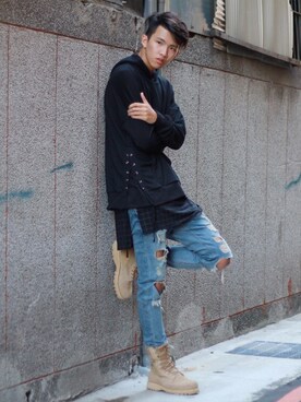 藍振維さんのコーディネート