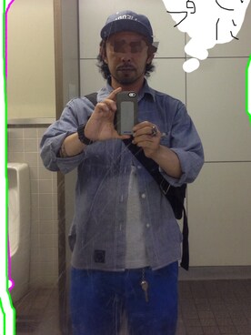 「MACKDADDY（マックダディー）のアイテム（パンツ）」を使った、kenさん（メンズ・170cm）の秋コーディネート