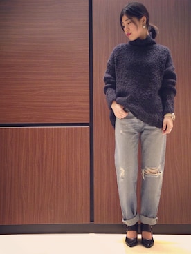 nanakimuraさん（レディース・155cm）の冬コーディネート