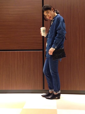 nanakimuraさん（レディース・156cm）の冬コーディネート