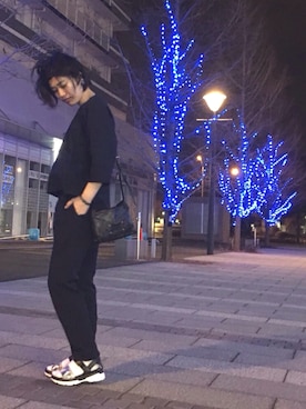 「ソックス×サンダル」｜nanakimuraさん（レディース・156cm）の春コーディネート