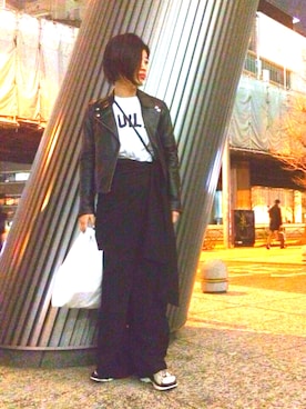 「STACCATO（スタッカート）のアイテム」を使った、nanakimuraさん（レディース・156cm）の春コーディネート