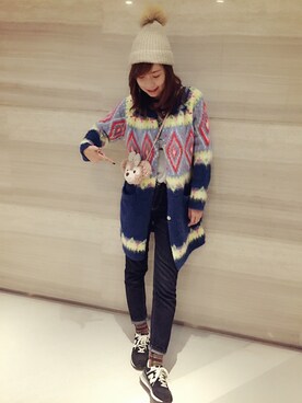 「RCWB（アールシーダブリュービー）のアイテム（ジャケット/アウター）」を使った、jecy's さん（レディース・167cm）の秋コーディネート