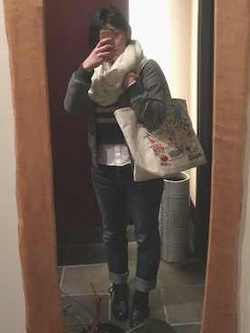 「ANATHA（アナータ）のアイテム」を使った、tomoさん（レディース・162cm）の冬コーディネート