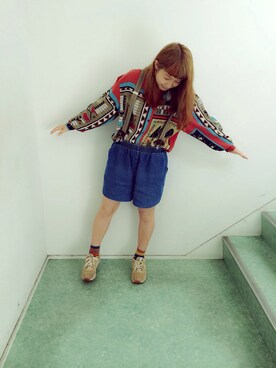 「NEW BALANCE（ニューバランス）のアイテム（スニーカー、ベージュ系）」を使った、nanaさん（レディース・155cm）の春コーディネート