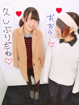 「tiptop」｜あんりさん（レディース・157cm）の冬コーディネート