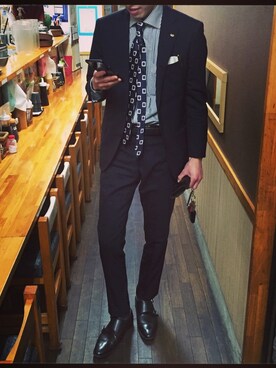 「Daniel Wellington（ダニエルウェリントン）のアイテム（その他）」を使った、eastwestさん（メンズ・171cm）の春コーディネート