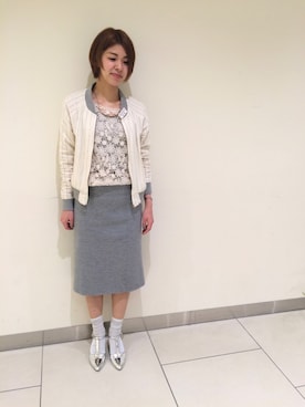 「ソックス×パンプス」｜WA ORientalTRaffic くずはモール店さん（レディース・160cm）の冬コーディネート