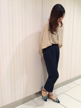 「ボタニカル柄」｜WA ORientalTRaffic くずはモール店さん（レディース・160cm）の春コーディネート