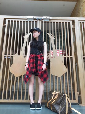 「MUJI」｜「アイテム（モカシン/デッキシューズ）」を使った、HaiHaiさん（レディース・167cm）の秋コーディネート