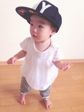 hiina さん(キッズ・70cm)の夏コーディネート