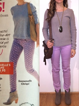 「CHINESE LAUNDRY（チャイニーズランドリー）のアイテム」を使った、Bさん（レディース・157cm）の冬コーディネート