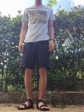 「SEVENDAYS=SUNDAY（セブンデイズサンデイ）のアイテム（チノパンツ）」を使った、koheyさん（メンズ・168cm）の夏コーディネート