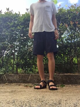 「SEVENDAYS=SUNDAY（セブンデイズサンデイ）のアイテム（チノパンツ）」を使った、koheyさん（メンズ・168cm）の夏コーディネート