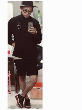 「F.C.Real Bristol（エフシーレアルブリストル）のアイテム（ジャージ）」を使った、MOSさん（メンズ・178cm）の夏コーディネート