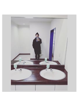 「A.P.C.」｜「アイテム（ダッフルコート）」を使った、MOSさん（メンズ・178cm）の冬コーディネート