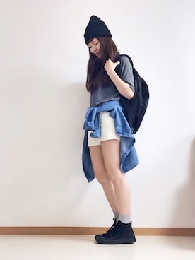 「ボーイッシュ」｜ひよこさん（レディース・158cm）の夏コーディネート
