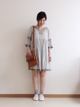 「beau dessin（ボーデッサン）のアイテム」を使った、ひよこさん（レディース・158cm）の夏コーディネート