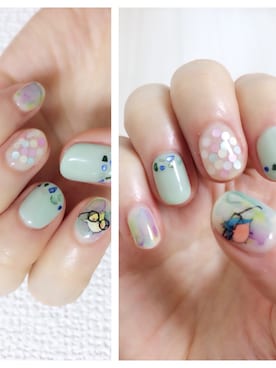 「ネイルのアイテム（その他、その他）」を使った、ひよこさん（レディース・158cm）の夏コーディネート