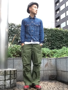 hiroshi omuraさん（メンズ・172cm）の秋コーディネート