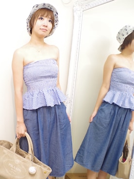 BON VOYAGE かほさん(レディース・165cm)の夏コーディネート