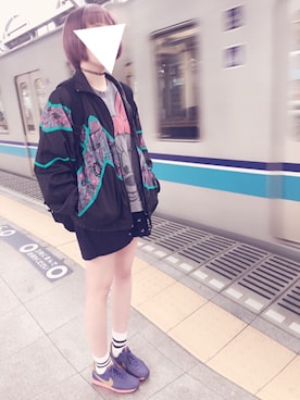 「Panamaboy（パナマボーイ）のアイテム（その他アウター）」を使った、mochiさん（レディース・157cm）の秋コーディネート