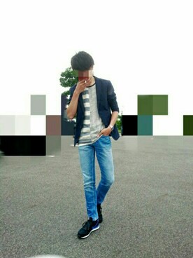 biwakenさん（メンズ・183cm）の夏コーディネート