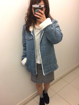 「BILLABONG（ビラボン）のアイテム（ダウンジャケット/コート）」を使った、haruさん（レディース・156cm）の秋コーディネート