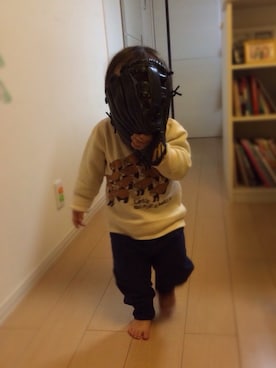 「スエット」｜hacchanさん（キッズ・80cm）の春コーディネート