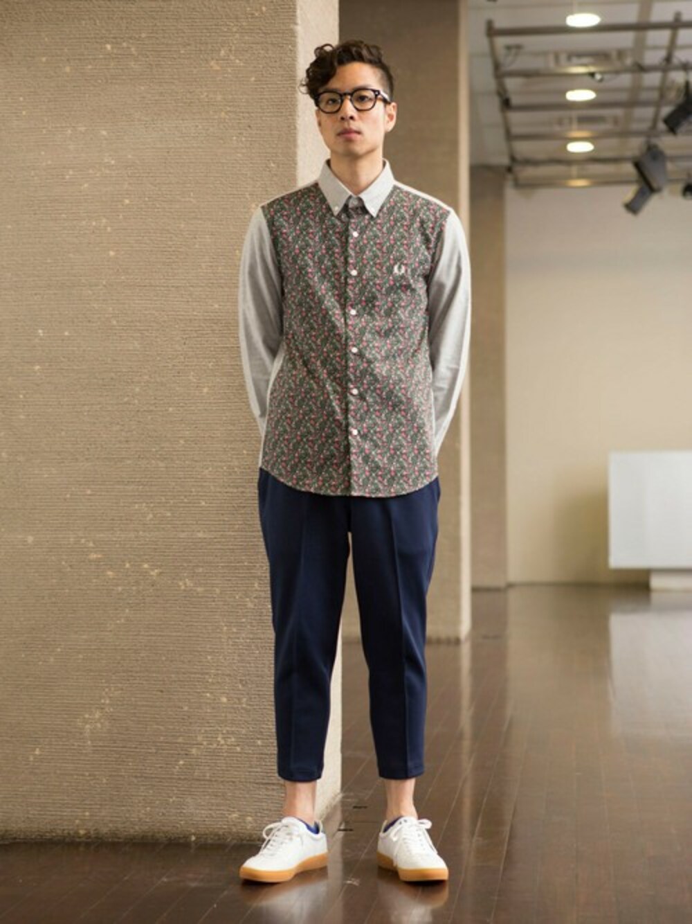 KYOSUKEさんの「Cropped Pocket Track Pants （FRED PERRY）」を使ったコーディネート