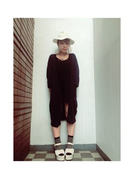 「H&M（エイチ・アンド・エム）のアイテム（つなぎ/オールインワン）」を使った、れいか ♡さん（レディース・157cm）の秋コーディネート