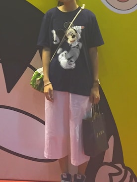 「アイテム（ドラムバッグ、その他）」を使った、Kandy:)さん（レディース・161cm）の夏コーディネート