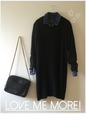 「chanel」｜「アイテム（チェスターコート）」を使った、teey+さん（レディース・155cm）の冬コーディネート