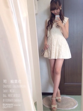 司 絵里花さん（レディース・164cm）の夏コーディネート