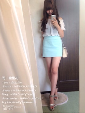 司 絵里花さん（レディース・164cm）の夏コーディネート