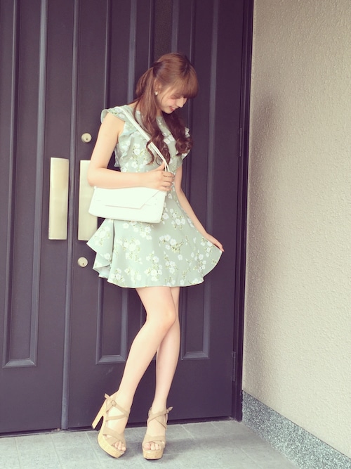 司 絵里花 Snidelのワンピースを使ったコーディネート Wear