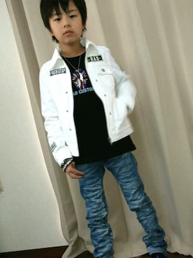 「RADCUSTOM」｜みはるん@8歳さん（キッズ・125cm）の冬コーディネート