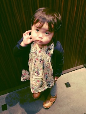 「おめかしコーデ」｜U_naさん（キッズ・90cm）の春コーディネート