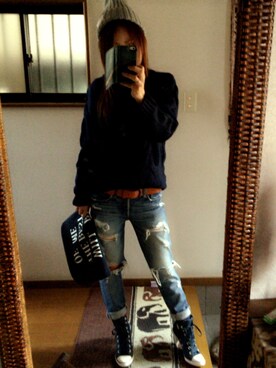 yu…さん（レディース・163cm）の冬コーディネート