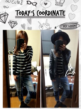 yu…さん（レディース・163cm）の冬コーディネート